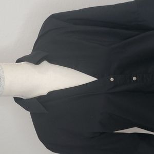 NY&Co Black Snap Button Shirt
